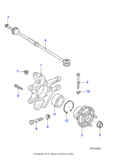 C2D60511 - Jaguar Wheel hub