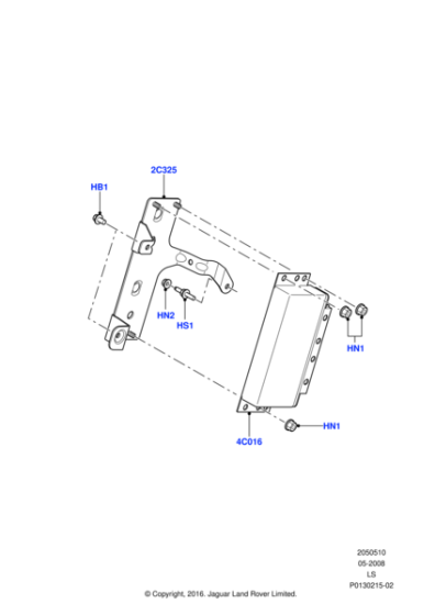 YYH500010 - Land Rover Nut