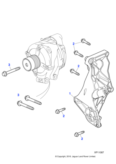 C2C36773 - Jaguar Alternator mounting bracket