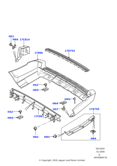 DYH106210L - Land Rover Nut