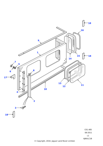 MTC4412 - Land Rover Body side