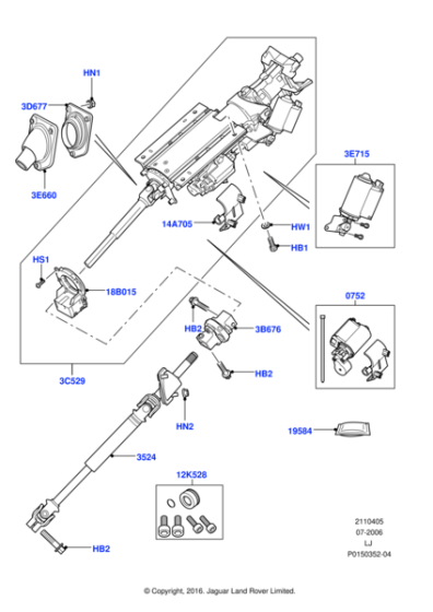 QYP500030 - Land Rover Screw
