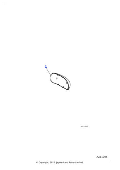T4N19243 - Jaguar Cover - Mirror Housing
