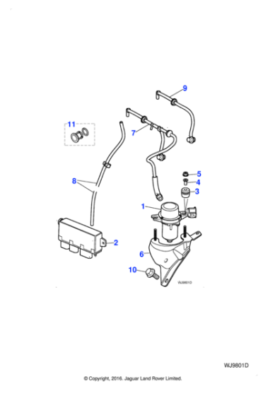 C2S11294 - Jaguar Air pump