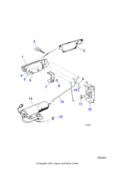 BD44650 - Jaguar Linkage clip