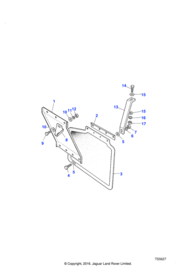 391029 - Land Rover Panel-mudflap mounting