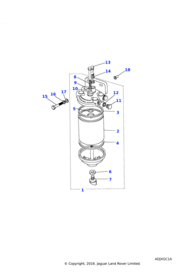 90517711 - Land Rover Element-filter