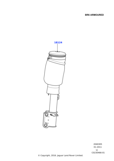LR028532 - Land Rover Shock Absorber