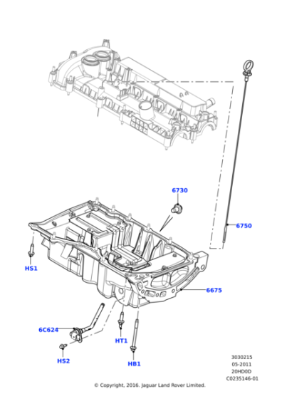 LR025048 - Land Rover PLUG - OIL