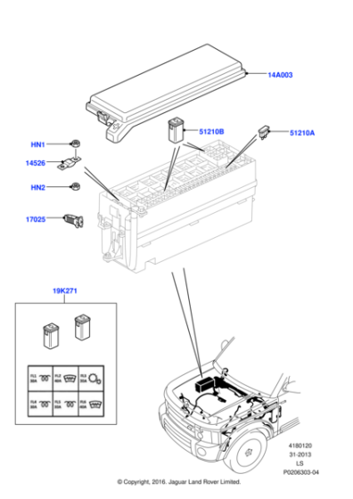 LR019937 - Land Rover Fuse