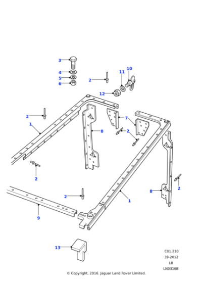 LR062009 - Land Rover Bracket