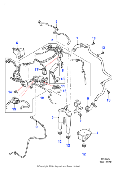 C2D20658 - Jaguar T-connector
