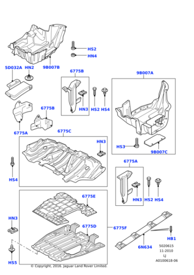 WYH500050 - Land Rover Nut