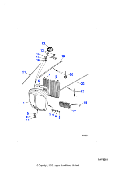BD43366 - Jaguar Sealing strip