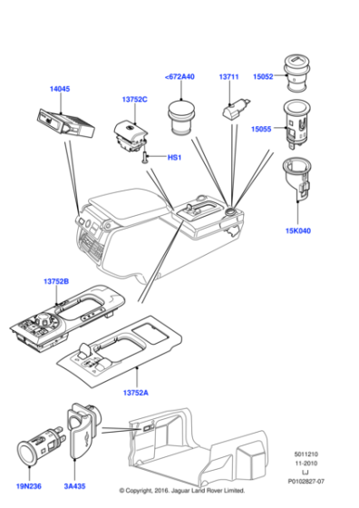 YXW500110 - Land Rover Socket