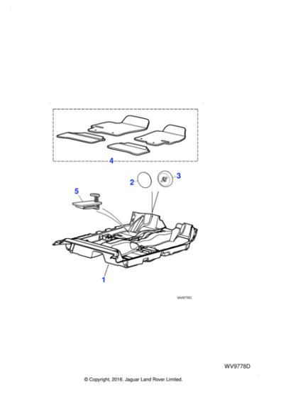 C2S33034AMB - Jaguar Carpet set