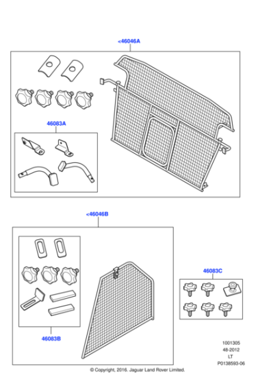 VUB503510 - Land Rover Kit - Fixing Parts