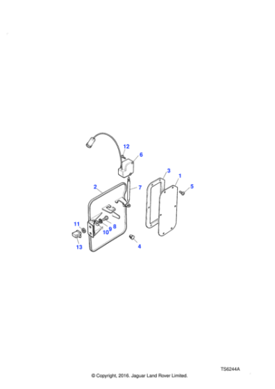 DA608031L - Land Rover Screw-self tapping