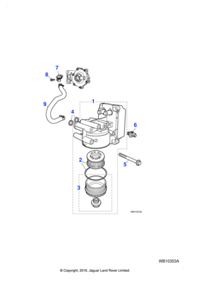 JD61162 - Jaguar Thermostat