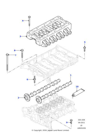 LR023525 - Land Rover Camshaft
