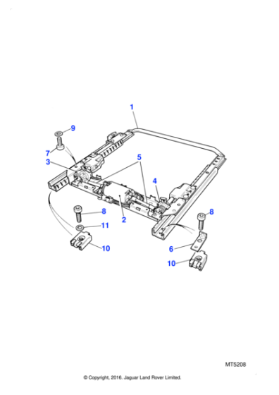 BCC9610 - Jaguar Torx head screw