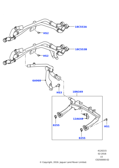 LR075991 - Land Rover Manifold