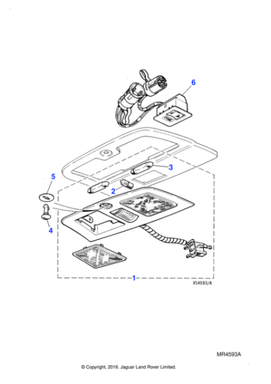BEC3950LDY - Jaguar Console stud