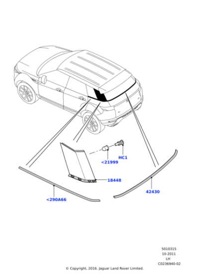 LR046098 - Land Rover Finisher