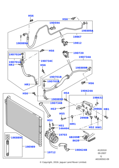 JPB000110 - Land Rover Kit - Compressor