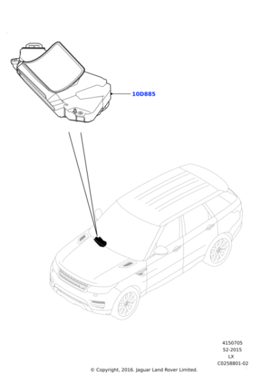 LR093398 - Land Rover UNIT - HEAD UP DISPLAY