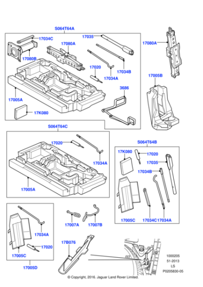 LR031653 - Land Rover Jack - Lifting