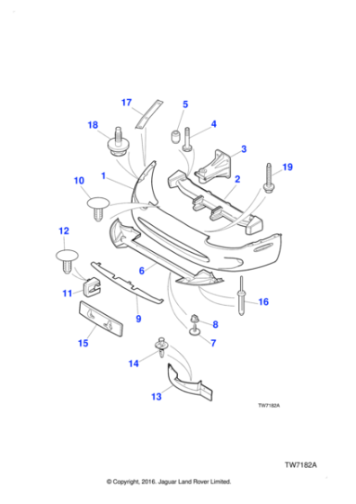 HJE6460AC - Jaguar Bumper beam