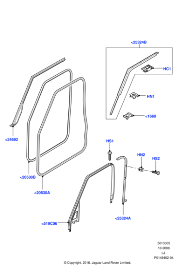 CFE000161 - Land Rover Seal