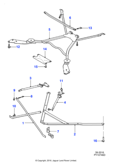 C2P5409 - Jaguar Brace