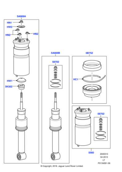 RPD501110 - Land Rover Damper