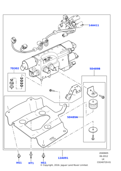 LR072419 - Land Rover Valve