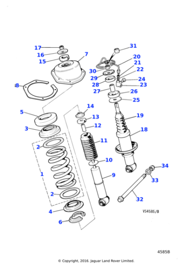 CCC7000 - Jaguar Ride level strut