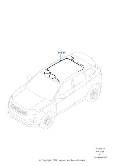 LR124148 - Land Rover Wire