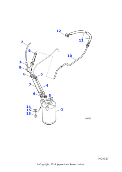 C327462 - Jaguar Pipe clip