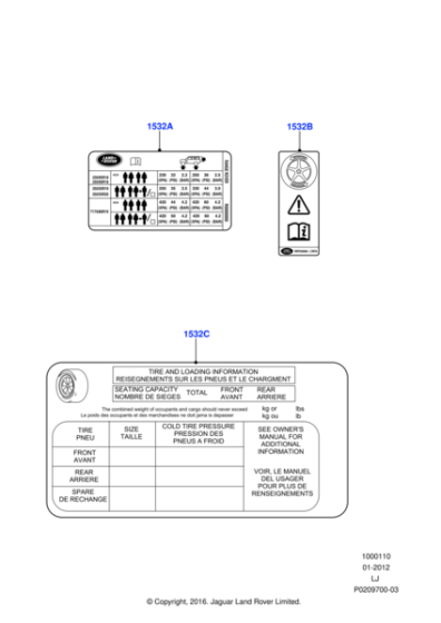 LR068004 - Land Rover Decal