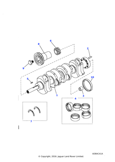 538133 - Land Rover Washer-crankshaft thrust
