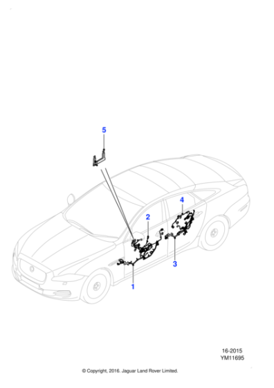 C2D54658 - Jaguar Door harness