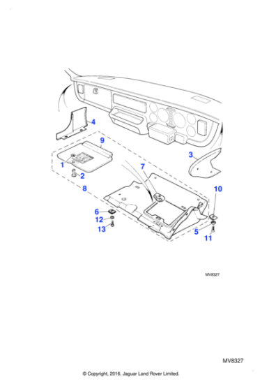 BCC6451 - Jaguar Underscuttle casing