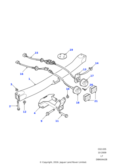 ANR2618 - Land Rover Bracket-towing