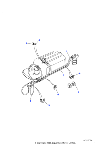 ESR3129 - Land Rover Pipe Fuel