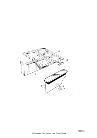 MWC4661AH - Land Rover Cover assembly-tool storage | Jaguar Land