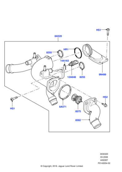 LR007604 - Land Rover Tube