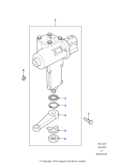 ANR4382 - Land Rover Lever-drop arm steering