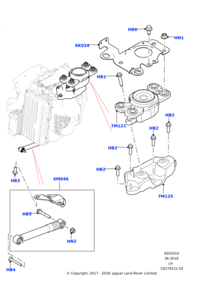 LR058339 - Land Rover Bolt