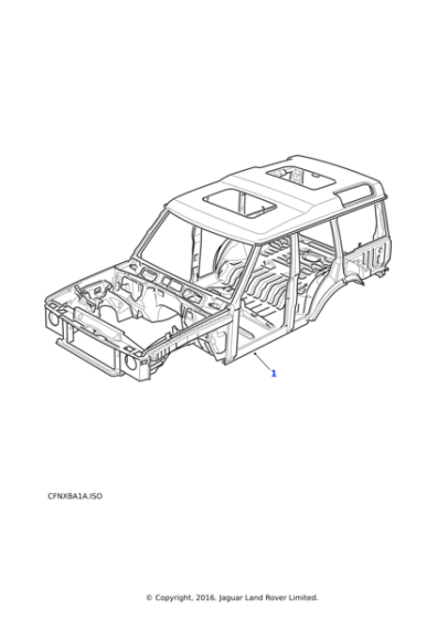 AAB700060 - Land Rover Body Shell